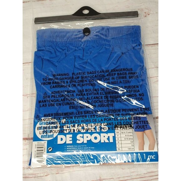 Amscan Blue Children Sports Shorts Up To Size 10 | Vibrant Kids Athletic Short - Picture 5 of 12